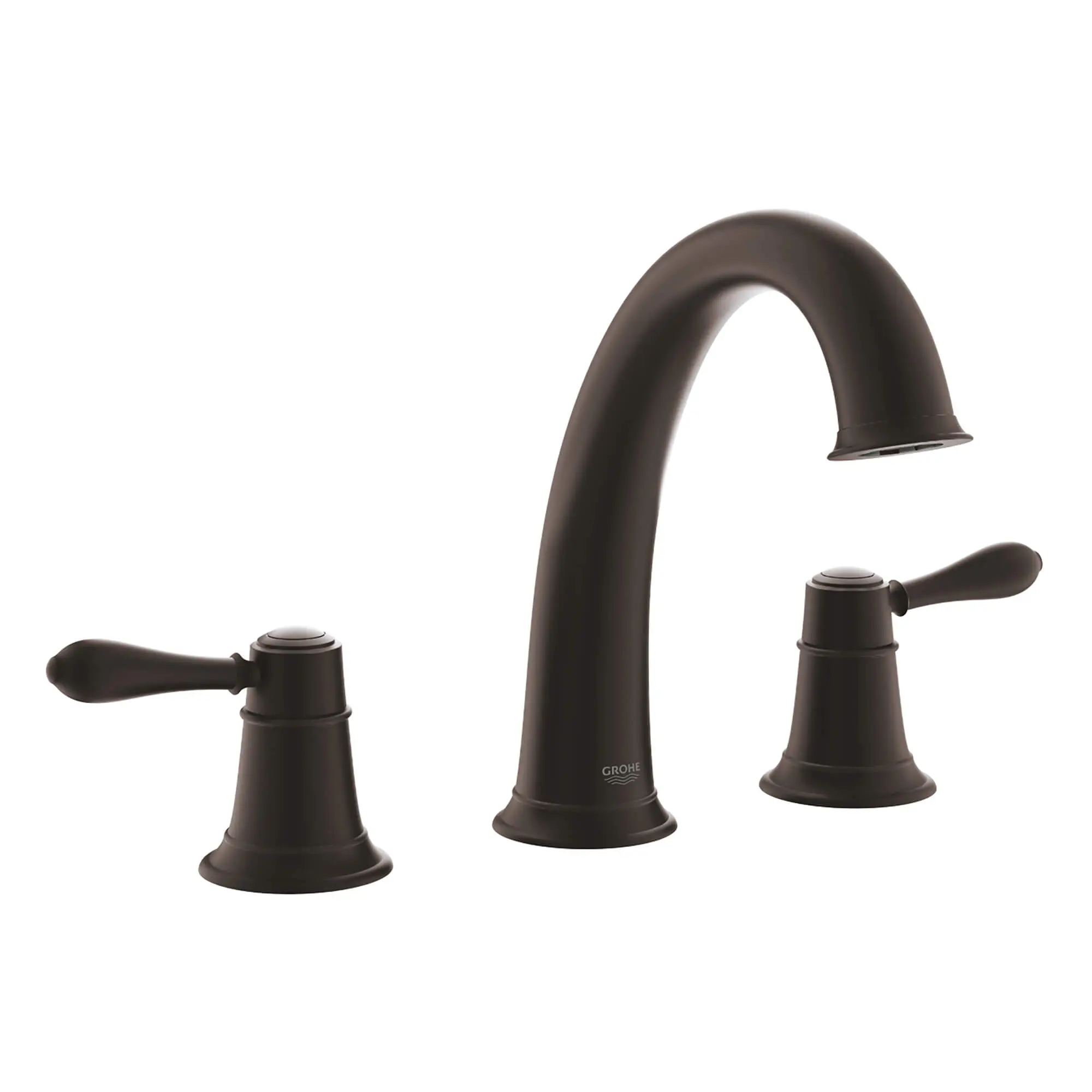 3-Hole 2-Handle Deck Mount Roman Tub Faucet